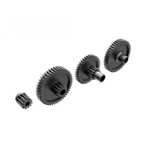 Traxxas Gear set, transmission, low range (crawl) (40.3:1 reduction ratio)/ pinion gear, 11-tooth - TRA9776R