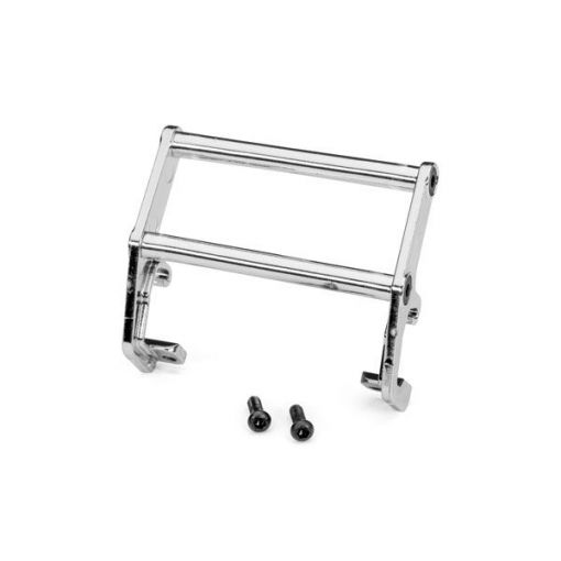 Traxxas Push Bar, bumper, chrome (assembled) (fits #9834 bumper) - TRA9833