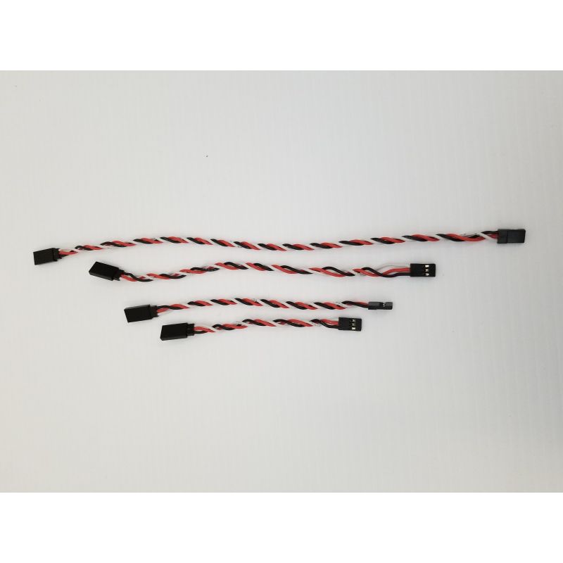 20AWG Ultra HD Extentions x 100mm with JR type connectors