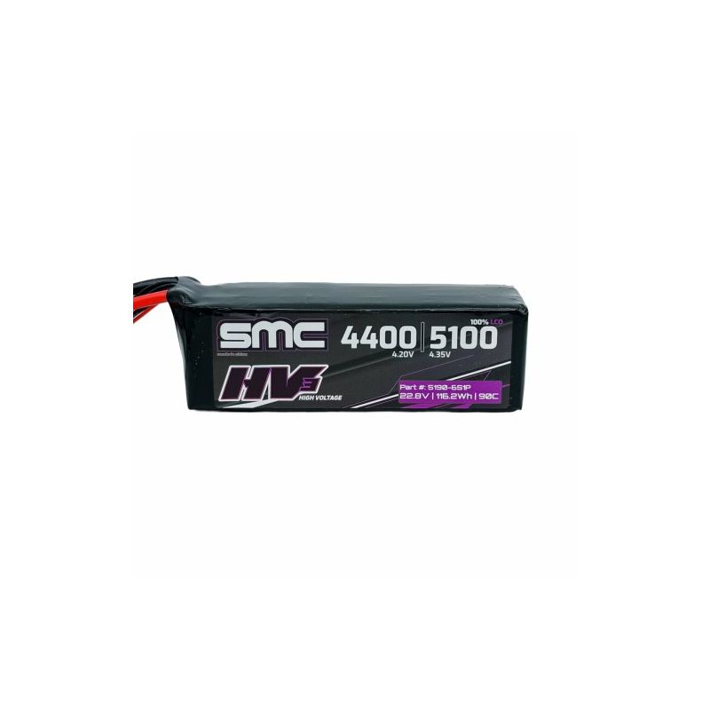 6S 5100mAh 090C Lipo HV3 Flight Pack 22.8V - 5190-6S1P-SC5