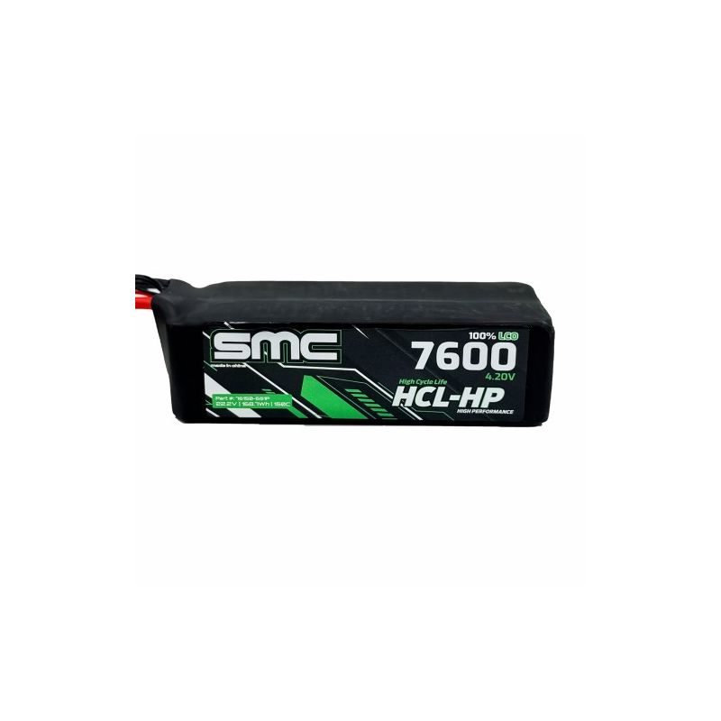 6S 7600mAh 150C Lipo HCL-HP 22.2V G10 Protection Plates - 76150-6S1P-SC5