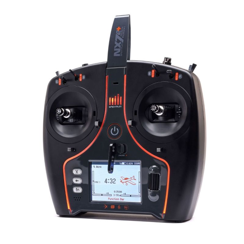NX7e+ - Black - 14-Channel DSMX Transmitter Only, Black Edition - SPMR7120