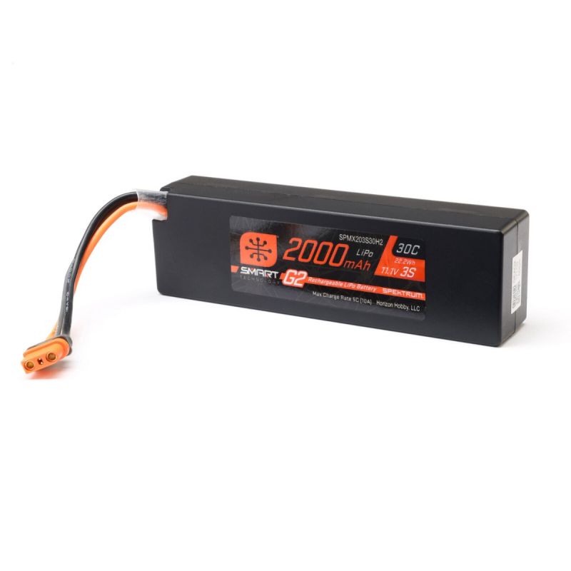 2000mAh 3S 11.1V 30C Smart G2 LiPo Battery: IC2 Connector - SPMX203S30H2
