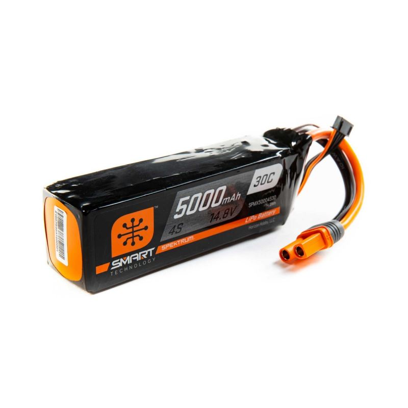 5000mAh 4S 14.8V Smart LiPo 30C; IC5 - SPMX50004S30