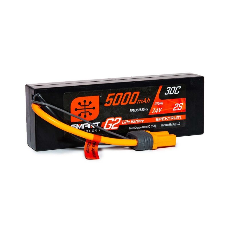 5000mAh 3S 11.1V Smart G2 LiPo 30C Hard Case; IC5