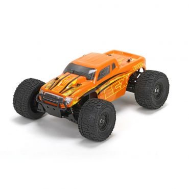 1/18 Ruckus 4WD Monster Truck: Orange/Yellow RTR