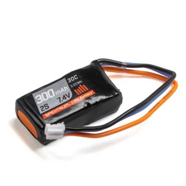 300mAh 2S 7.4V 30C LiPo Battery; PH Connector - SPMX3002S30