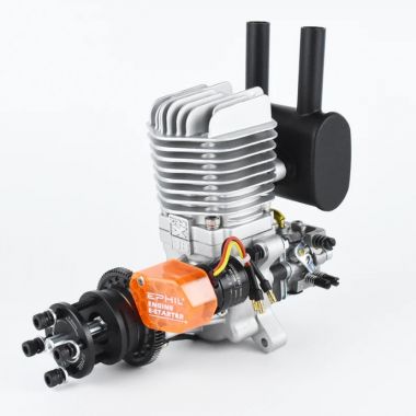 38cc Rear exhaust - PRO - Gasoline  Engine  w/  E-Starter - X-38cc-R  PRO
